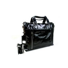 Men's Fashion Business Soft Skin Smooth Hndfeel Leather Shoulder Bag