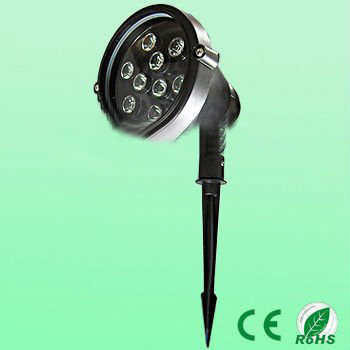 9W LED Lawn Waterproof Multi-color Garden Light