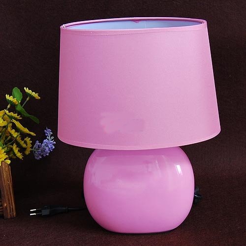 Lovely Pink Ceramic Reading LED Table Lamps