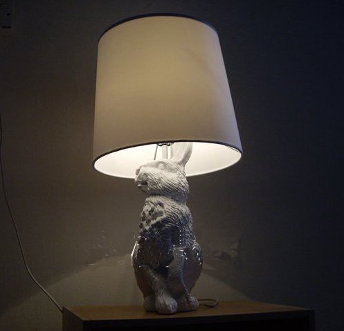 Moder Art Moooi Front Designed White Rabbit Table Lamp