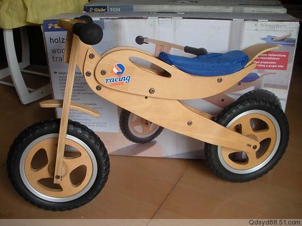 Unique Wooden Non-toxic Painting Bike For Children