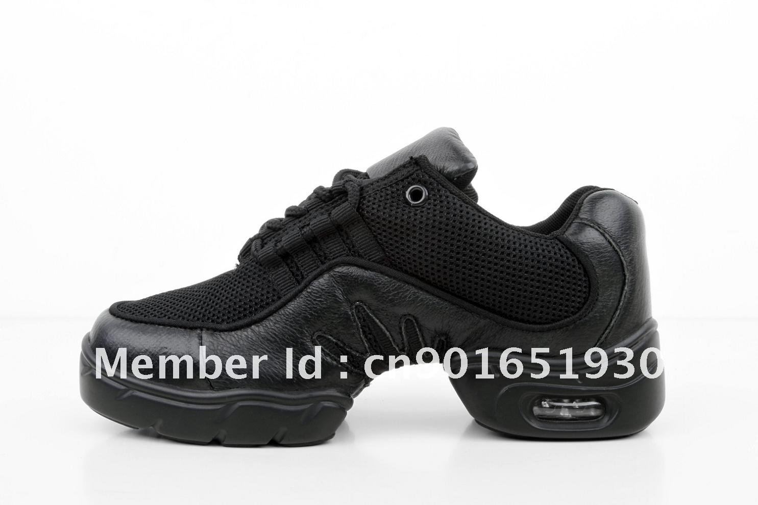 Popular Style Design Cow Leather Breathe Freely Wear-resisting Jazz Shoes