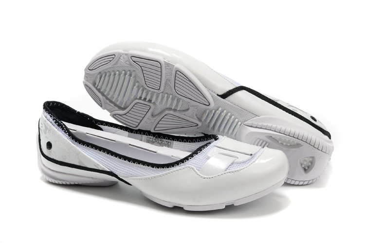 Black and White Pumps Genuine Leather Soft and Comfortable Ballet Shoes