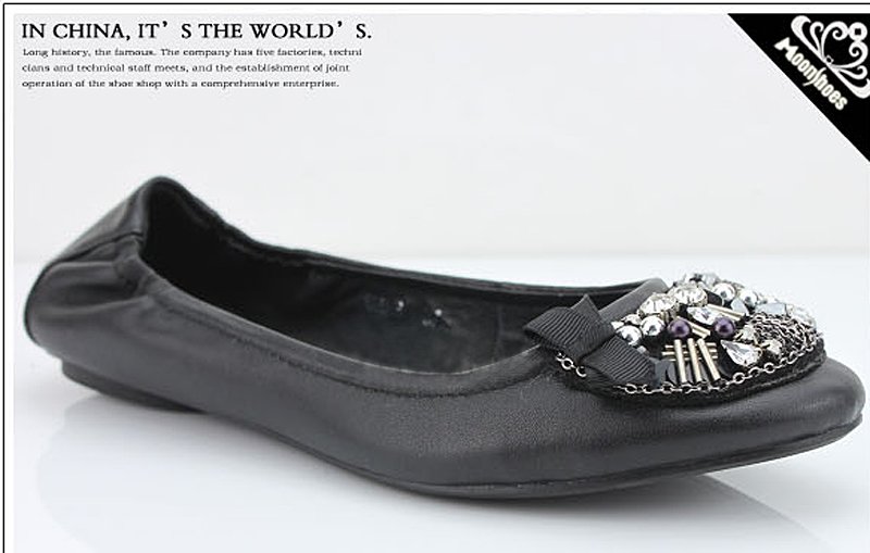 Latest Single Corea Leather Popular Fashion Move Freely Ballet Shoes