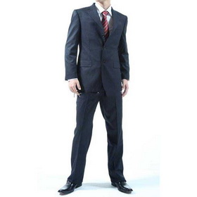 With Three Buttons Light Blue Long Sleeve Men Suits