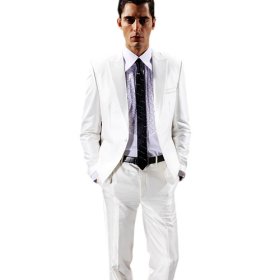 Pretty Shoulder White Long Sleeve Groom Cravats & Cummerbunds