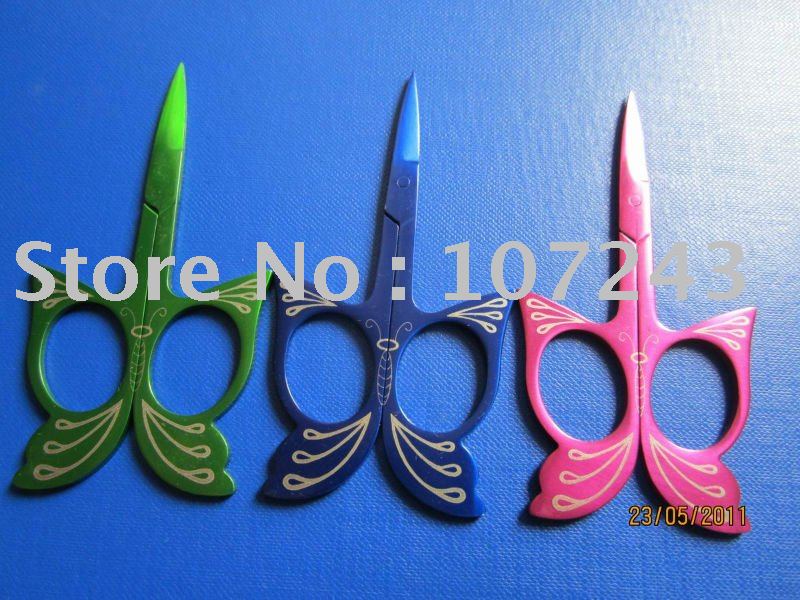 Eyebrow Cosmetic Manicure Stainless Steel Makeup Scissors