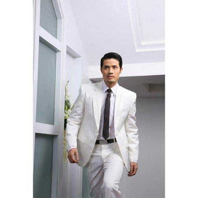 Anti-wrinkle Including Clothes Pants Classical Black Color Groom Ties