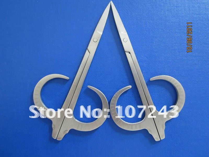 New Arrival Stainless Steel Cosmetic Manicure Beauty Eyebrow Makeup Scissors