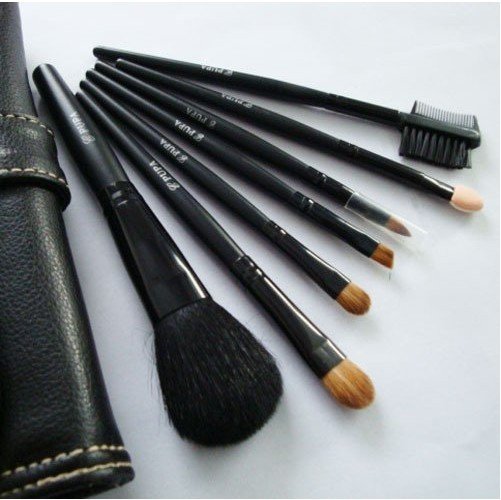 Professional Design Wooden Handle Black Color Makeup Brushes