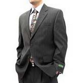 With A Line On The Back Vertical Stripes Gray Groom Cravats & Cummerbunds