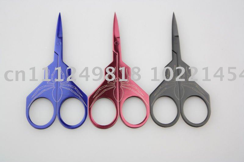 Cosmetic Manicure with Spider Design Beauty Makeup Scissors