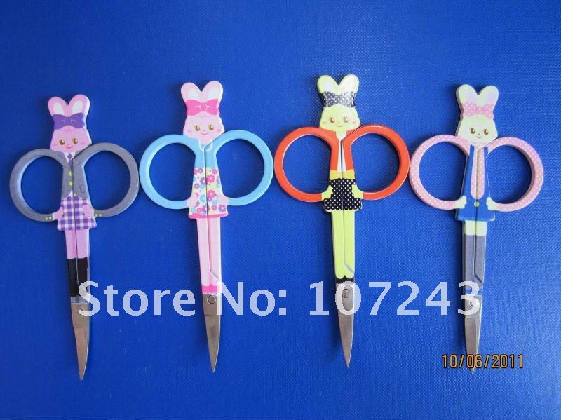 Cute and Lovely with Rabbit Eyebrow Makeup Scissors