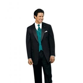 Long Sleeve Black With A Line On The Back Groom Cravats & Cummerbunds