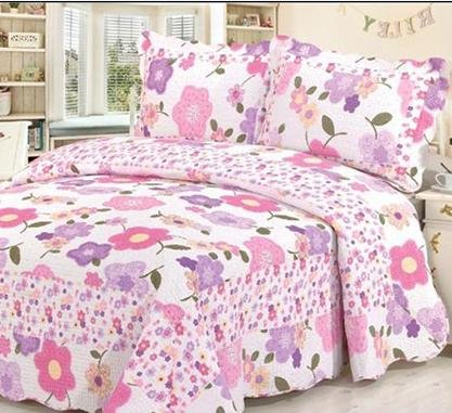 Fashion Patchwork Countryside Style Series Stitching 100% Cotton Quilt