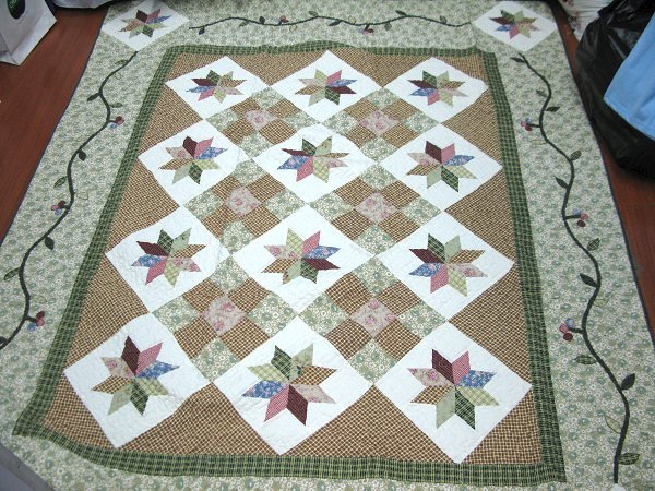 Embroidered Style 100% Cotton Anti-Slip Floor Desing Mat