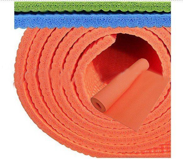 Unique Orange Color Durbale Design Anti-Slip Yoga Mat