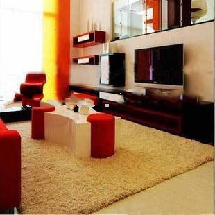 Ivory With Tassel Square Shape Carpet