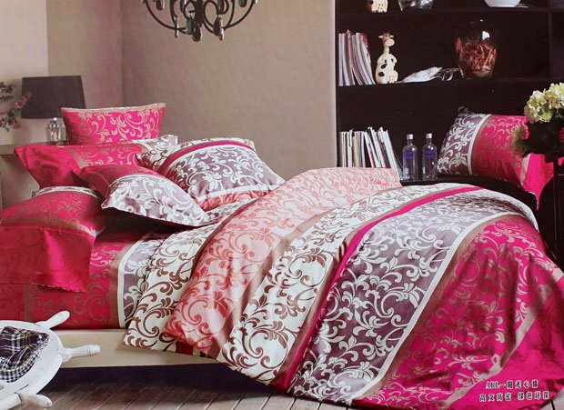Elegant Pattern Red Color Cotton Design Soft Cushion