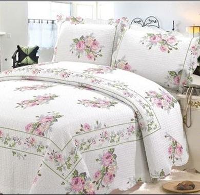 Soft Cotton Material Countryside Style Series Wedding / Decorative Quilt