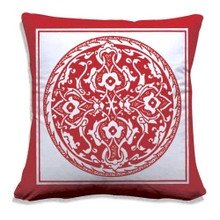 Home Soft Loading Cotton Canvas Chinese Classic Pattern Cushion