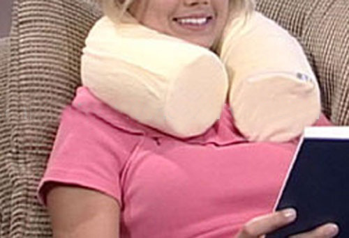 100% Cotton Contour Twist Design Multi-Functions Pillow
