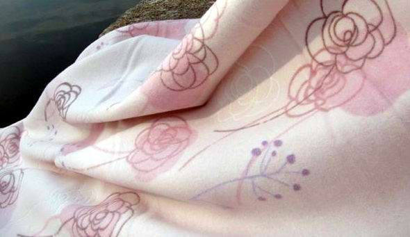 100% Nylon Woven Plain Home Hotel Airplane Blanket