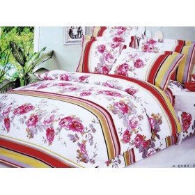 Embroidery 4 Bed Suite 100% Cotton Blankets