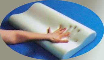 Foam Style Soft Sponge Portable Sleeping Design Pillow