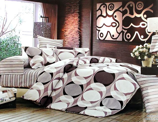 100% Wool Design Brown & White A Set Home Soft Cusion