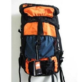 Orange With Buttons Waterproof Travel Duffel Bags