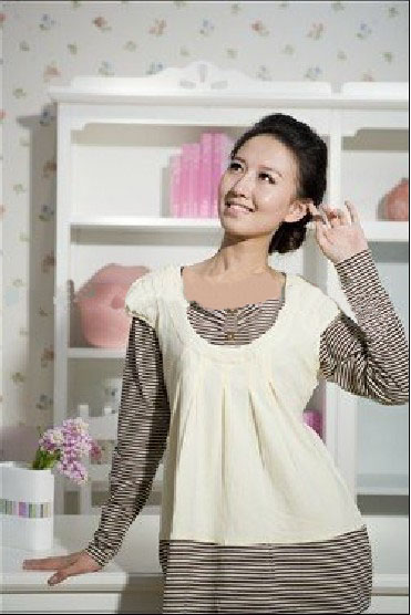 Breathable Design Knitting Cotton Radiation Protective Maternity Clothing