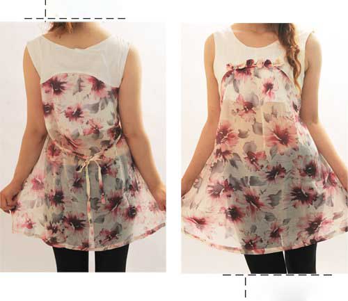 Double Layer 100% Chiffon Anti-Radiation Style Maternity Clothing
