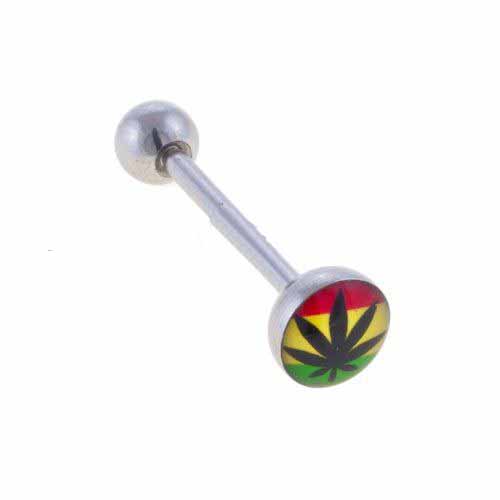 Tongue Rings Stainless Steel Sliver Body Jewelry
