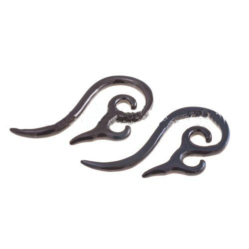 Black Stainless Steel Irregular Shape Of The Two Body Jewelry