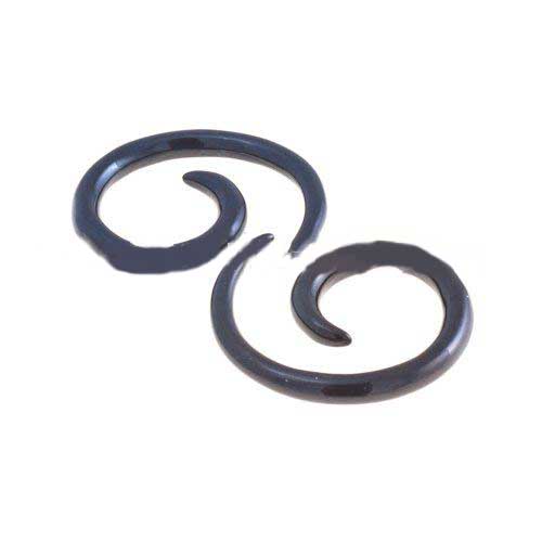 Plug & Tunnel Two Contrary Six Black Body Jewelry
