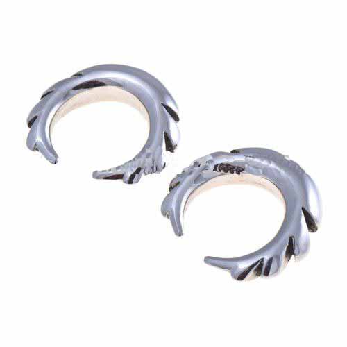 Gear-Shaped  Plug & Tunnel Sliver Body Jewelry