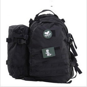 600D Polyester Outdoor Camping Black Color Duffel Bags