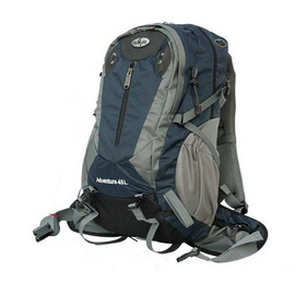 45L Blue New Outdoor Sports Hiking Camping Duffel Bags
