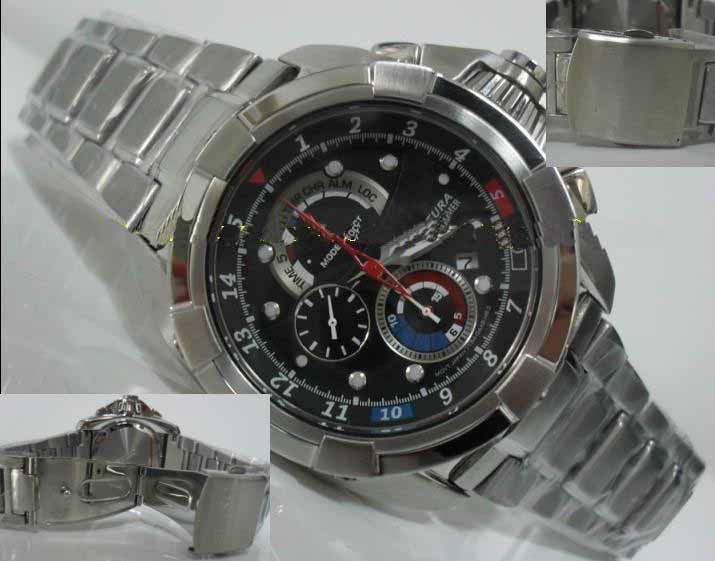 Velatura Yachting Kinetic Chronograph Black Men's Water Resistant Dress Watches