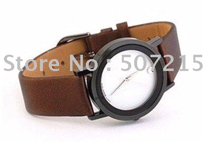 Women's Quartz Gold / Black Leather Strap Watch