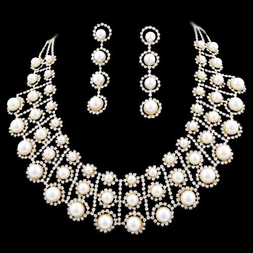Wedding Bridal Christmas Gift Luxury Beautiful Zinc Alloy Jewelry Set