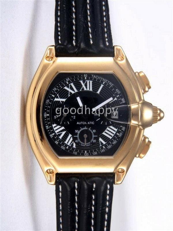 New Style Women's Luxury Black Leather Belt Watch