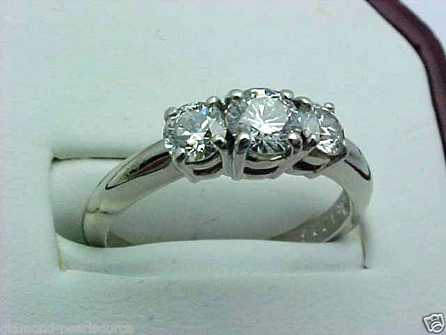 Diamond Ring 14K Metal Stamp Platinum Jewelry