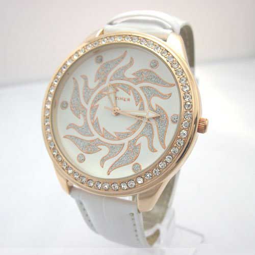 Hot Wheels Images On With Diamond Leather Band Casual Watches