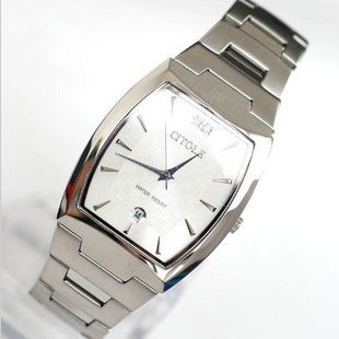 With Diamond Date Display Stainless Steel Fashion Watches