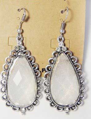 Elegant Fashion Antiquated Silver Color Copper Alloy Earring