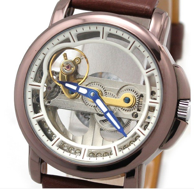 Round Dial Stainless Steel Wear Resistant Men's Watches