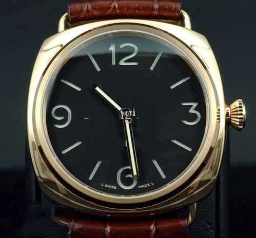 Men's Luxury Fashion Yellow Gold Leather Strap Watches