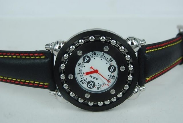 Brand New Men's Chronograph Leather Strap Sport Watches